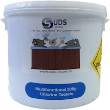 SUDS-ONLINE 5kg Multifunctional Chlorine Tablets 200g Swimming Pool Chemicals