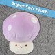 image 8 of Lilac Mushroom Mochi Soft Toy Cute Plushie Huggable Cuddly Plush 45cm Lilac