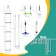 image 5 of AIYAPLAY 10-Piece Zip Line for Kids, for Outdoor, Garden, Multicoloured