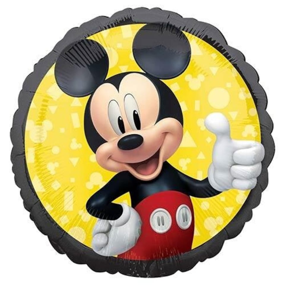 image 1 of Mickey Mouse Forever Disney Round Foil Helium Balloon 43cm / 17 in