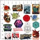 image 2 of Dungeons & Dragons Deluxe Stickers (Pack of 50) - Multicoloured - One Size