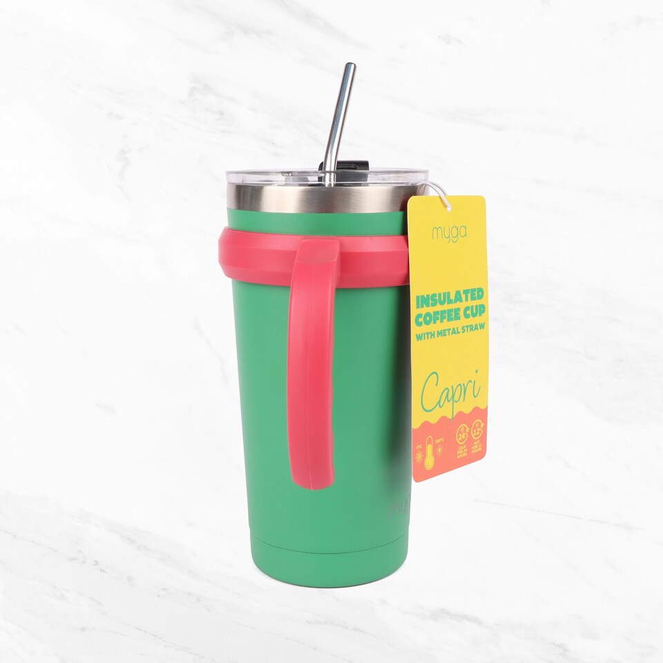 image 1 of Myga Capri Insulated Coffee Cups - Green