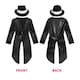 image 4 of King of Pop Costume 5 Pcs - Black and White | Multi | L