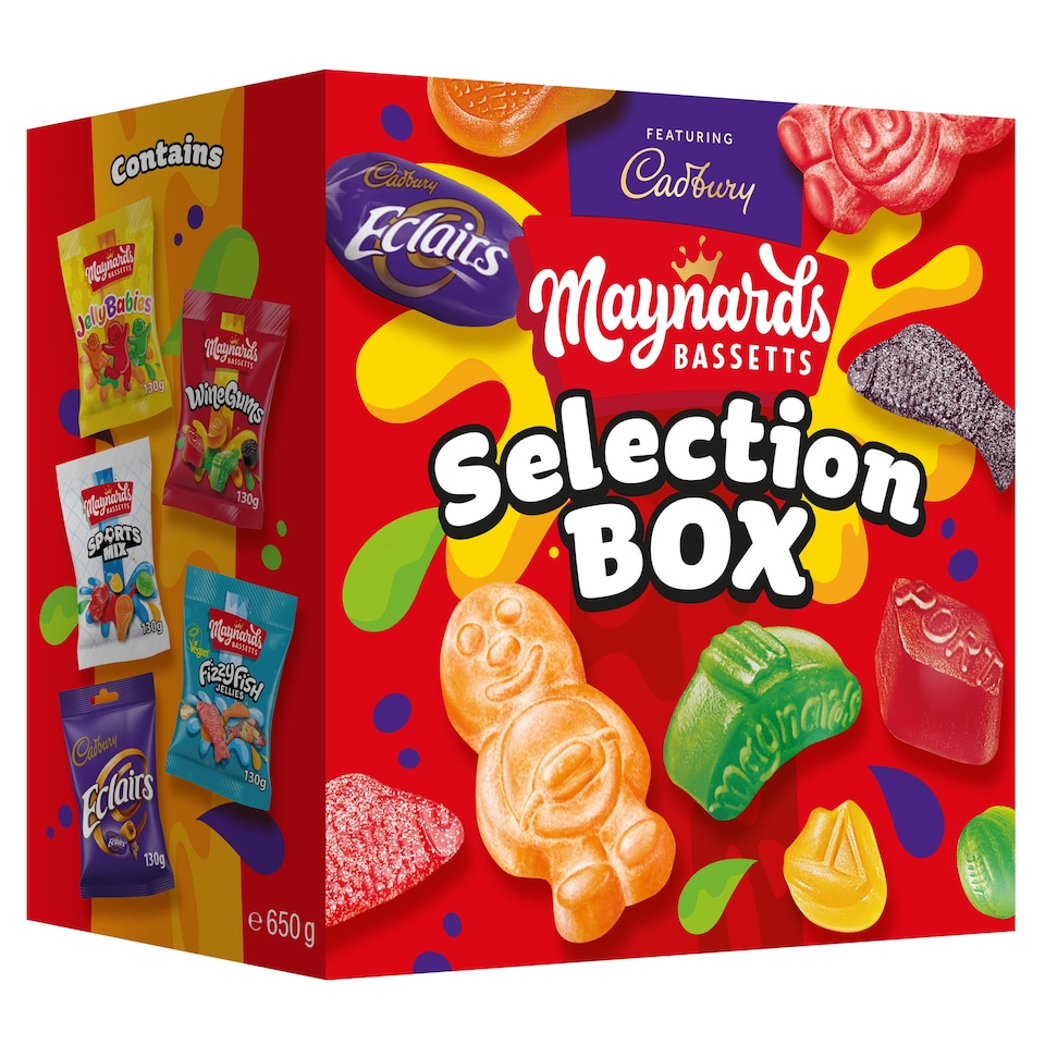 image 1 of Cadbury & Maynards Bassetts Sweet & Chocolate Selection Box