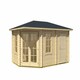 image 2 of Aruba 2 A-Log Cabin, Wooden Garden Room, Timber Summerhouse, Home Office, Outdoor Gym by Buttercup Farm. Brown