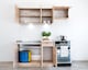 image 7 of Kitchen Cabinets Set 5 Unit Sonoma Oak Cupboard Worktop Budget Small Modern Nela