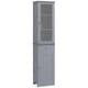 image 1 of kleankin Storage Cabinet Organizer Tower with Shelves & Drawer, Grey