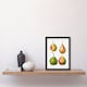 image 2 of Pierre J Redoute Framed Wall Art Pear Fruit Vintage Illustration Home Décor