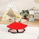 image 6 of AIYAPLAY Planet-Shaped Kids Swivel Chair, Sensory Spinning Chair, Red | Red