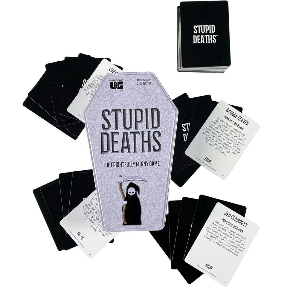 image 1 of Trivia Card Game Stupid Deaths