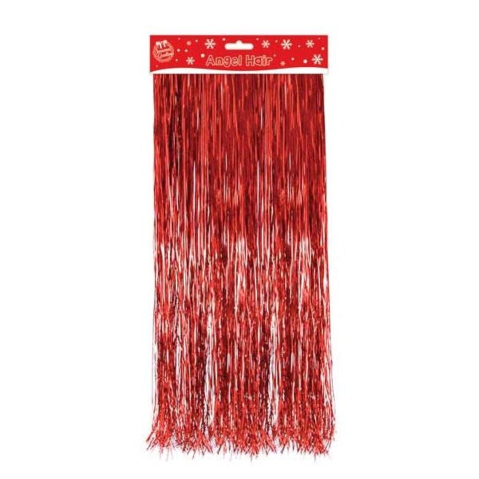 image 1 of Lamatte Red Angel Hair Decoration