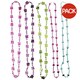 image 2 of Amscan Beaded Tea Party Necklace (Pack of 10) - Multicoloured - One Size