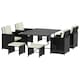 image 1 of Rattantree Rattan Garden Furniture Set 9 Piece Outdoor Dining Set