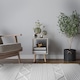 image 3 of Cube Display Cabinet with Scandinavian Legs | Brown | Antique Oak & Beech | 1