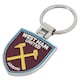 image 1 of West Ham United FC Executive Crest Keyring - Maroon/Silver - One Size