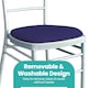 image 8 of Dining Seat Chair Covers Stretchable Spandex High-Back Slipcovers - 10pcs