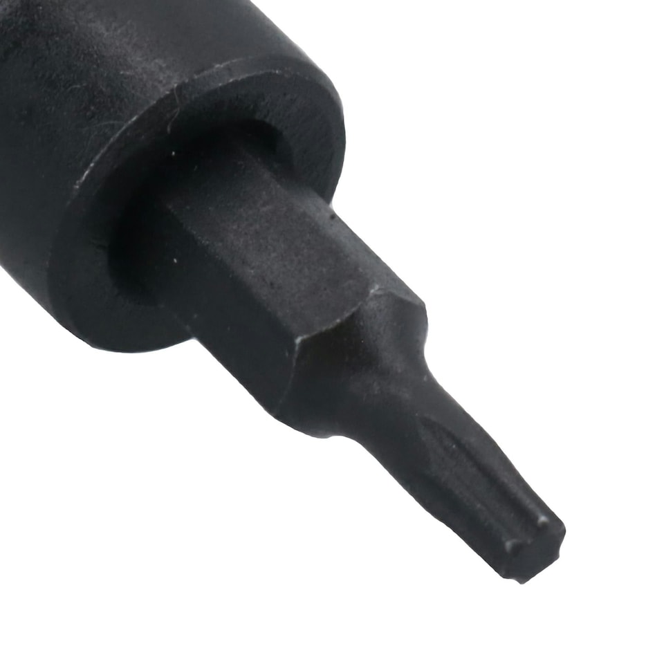 image 1 of T15 Male Torx Star Impact Impacted Shallow Short Bit Socket 3/8in drive