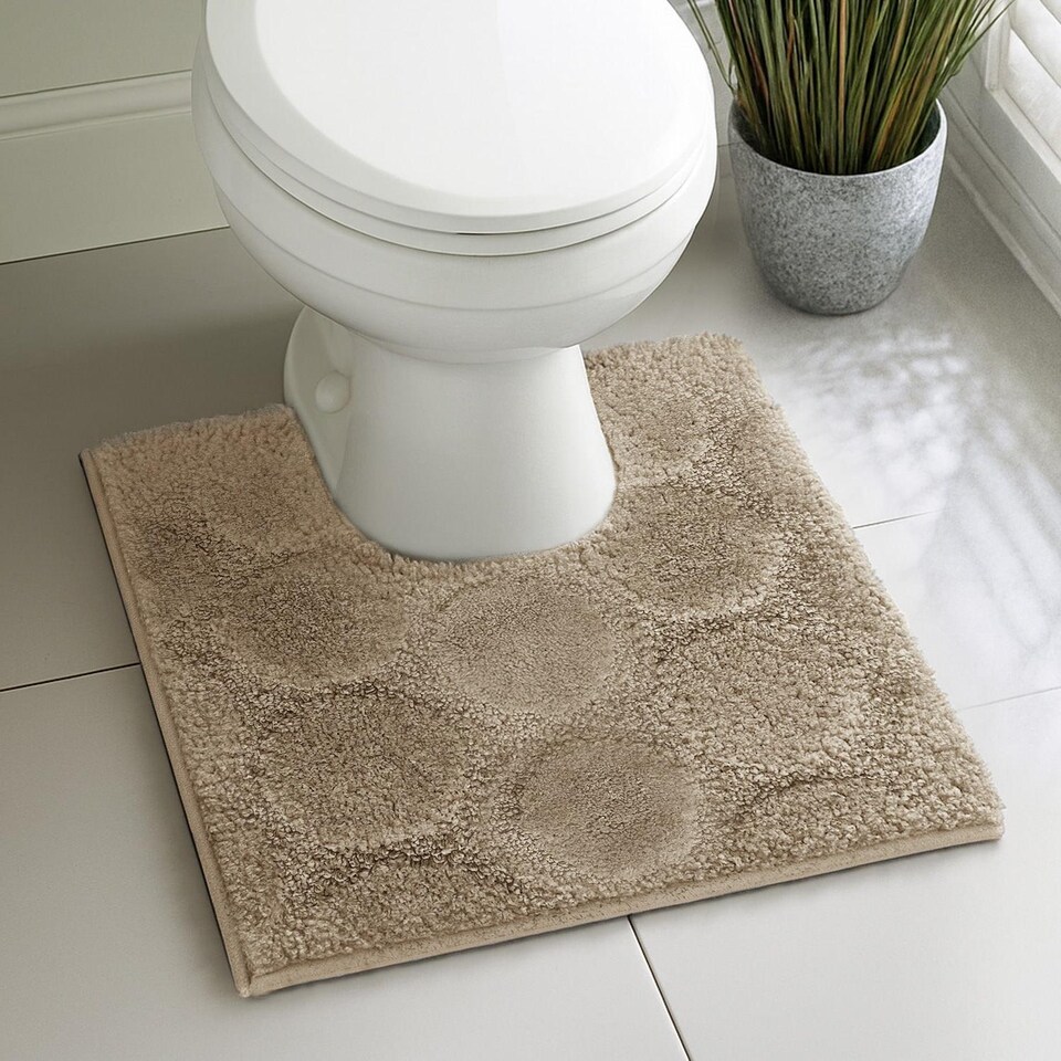 image 1 of Velosso Cobla Bath/ Pedestal Mat Cashmere Feel