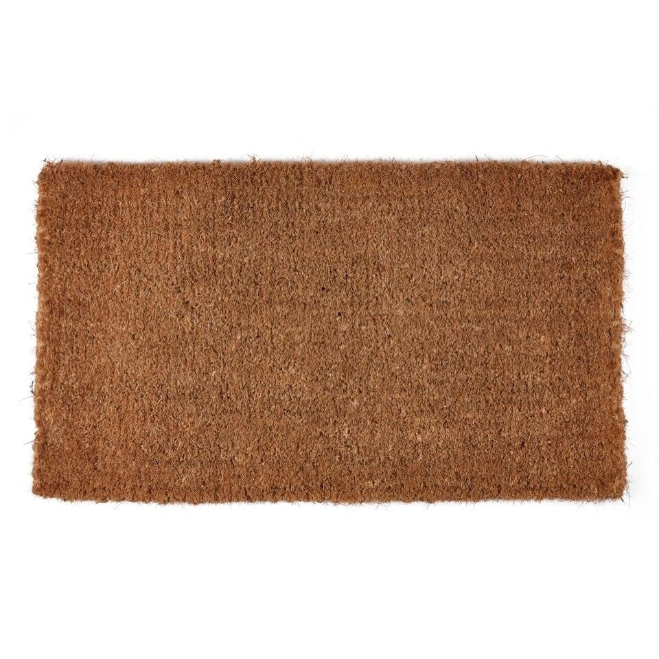 Groundsman Coir Door Mat - Brown - 60cm x 35cm