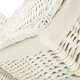 image 4 of Set of 2 Corner White Wash Wicker Laundry Basket with a Oatmeal Lining White | White