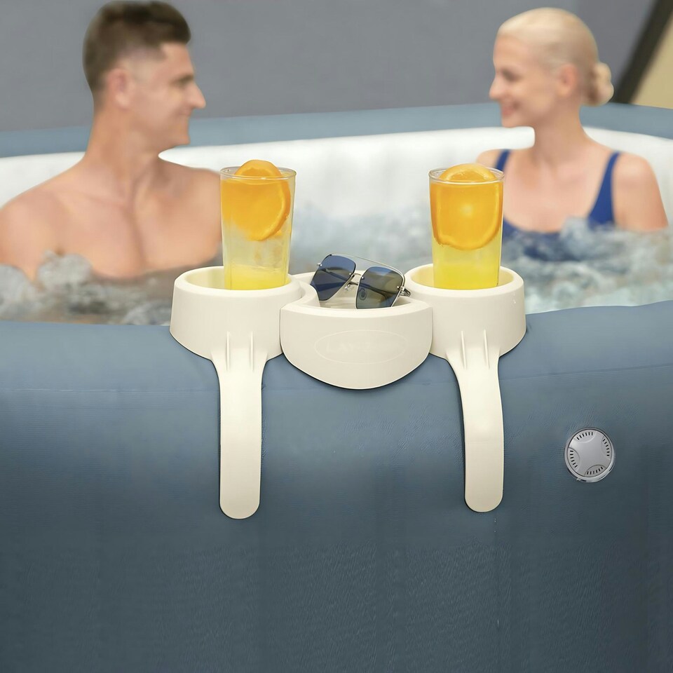 image 1 of Lay-Z-Spa Hot Tub Drinks and Food Holder Inflatable Spa Accessory