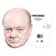 image 3 of Winston Churchill Cardboard Face Mask Multi