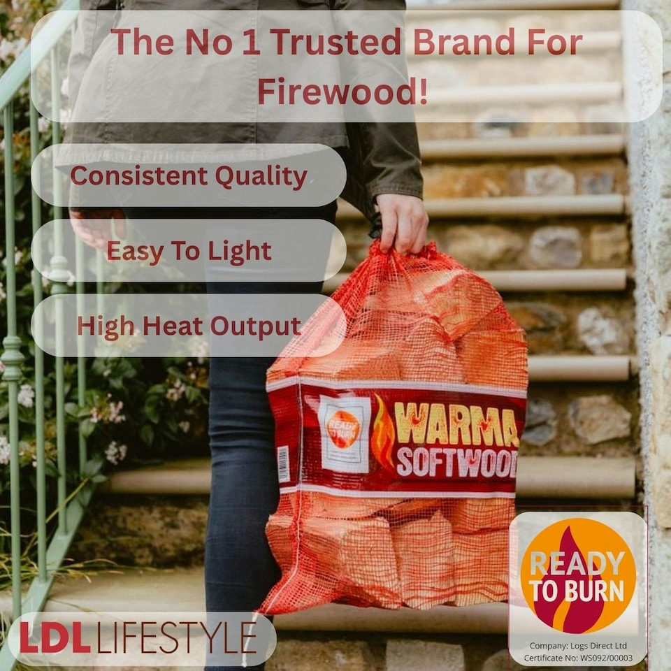 image 1 of Warma Softwood Firewood Logs - 1 Net