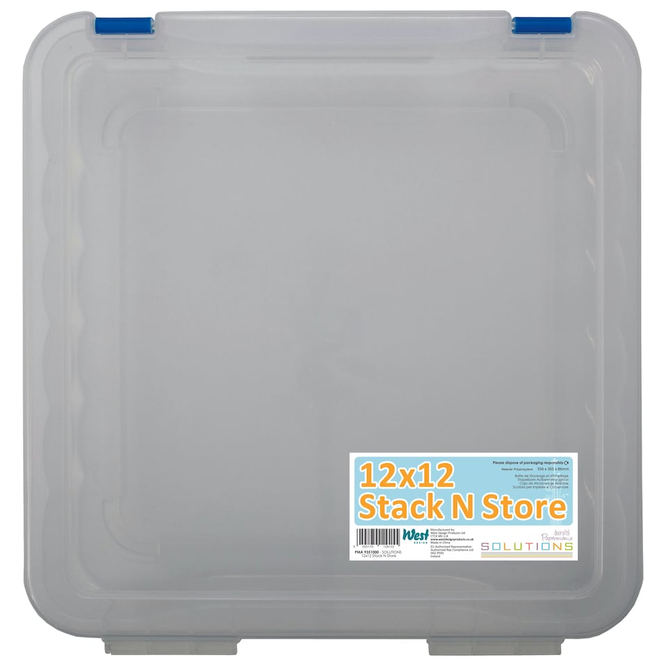 Papermania Stack N Store, Clear, 12 x 12"