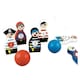 image 2 of Floss & Rock Pirate Wooden Skittles Set 6pcs
