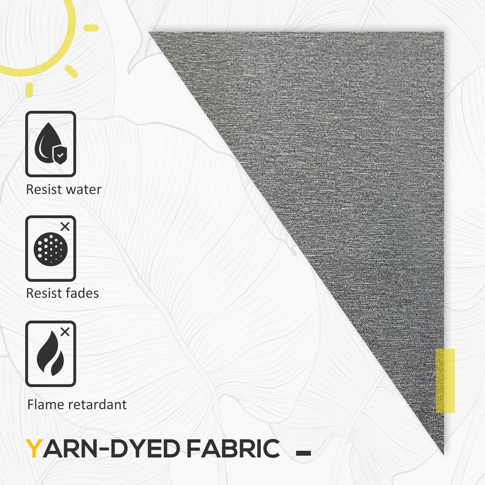 image 1 of Outsunny 5 Pieces PE Rattan Garden Furniture Set, 4 Seater Garden Corner Sofa Set with Glass Coffee Table, Wicker Outdoor Furniture Set with Cushions for Patio Deck, Dark Grey