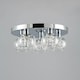 image 4 of BHS Lucia Flush Ceiling Light, Chrome