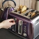image 8 of Morphy Richards Accents 4-Slice Toaster Metallic Purple | Purple