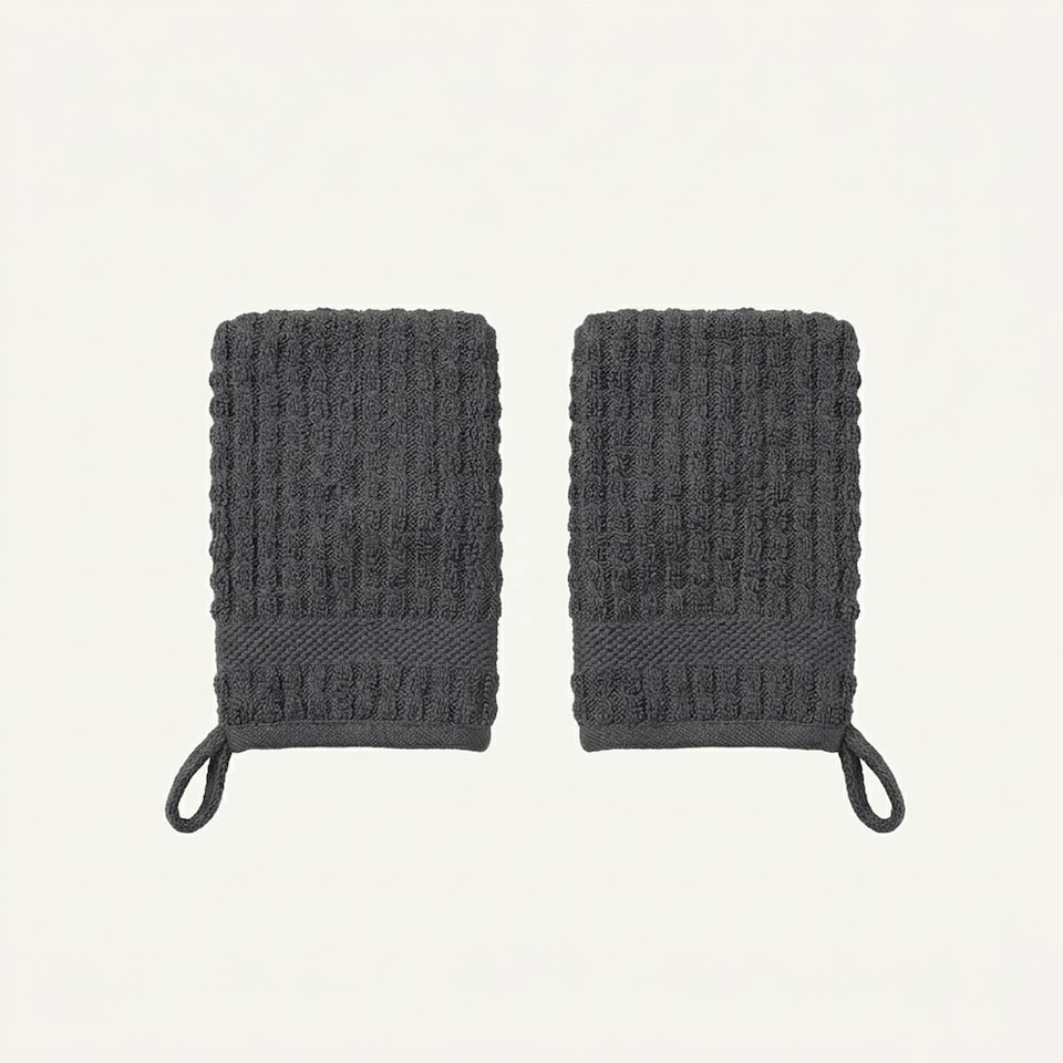 image 1 of V520 - 2 Pack 100% Cotton Towel Mitts