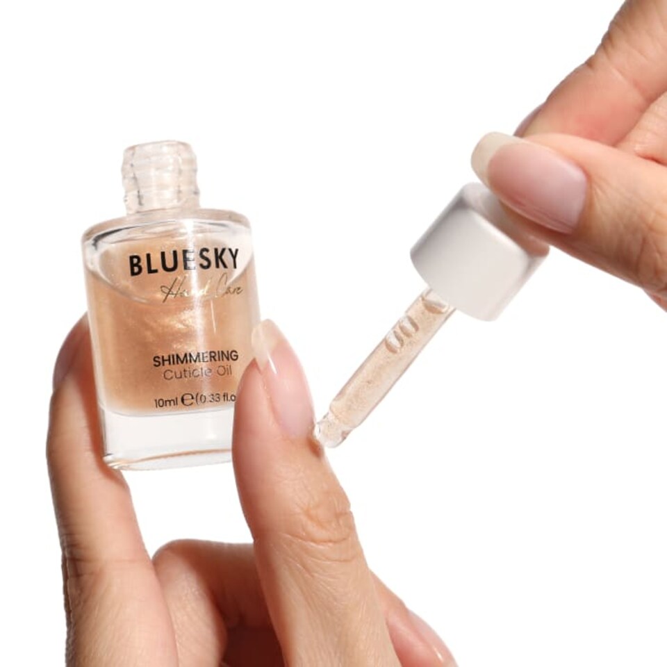 image 1 of Bluesky Gold Cuticle Oil - Shimmering Cuticle Oil 10ml