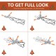 image 5 of HOMCOM 6FT Artificial Snow Dipped Christmas Tree Xmas Holiday Pencil Tree Green