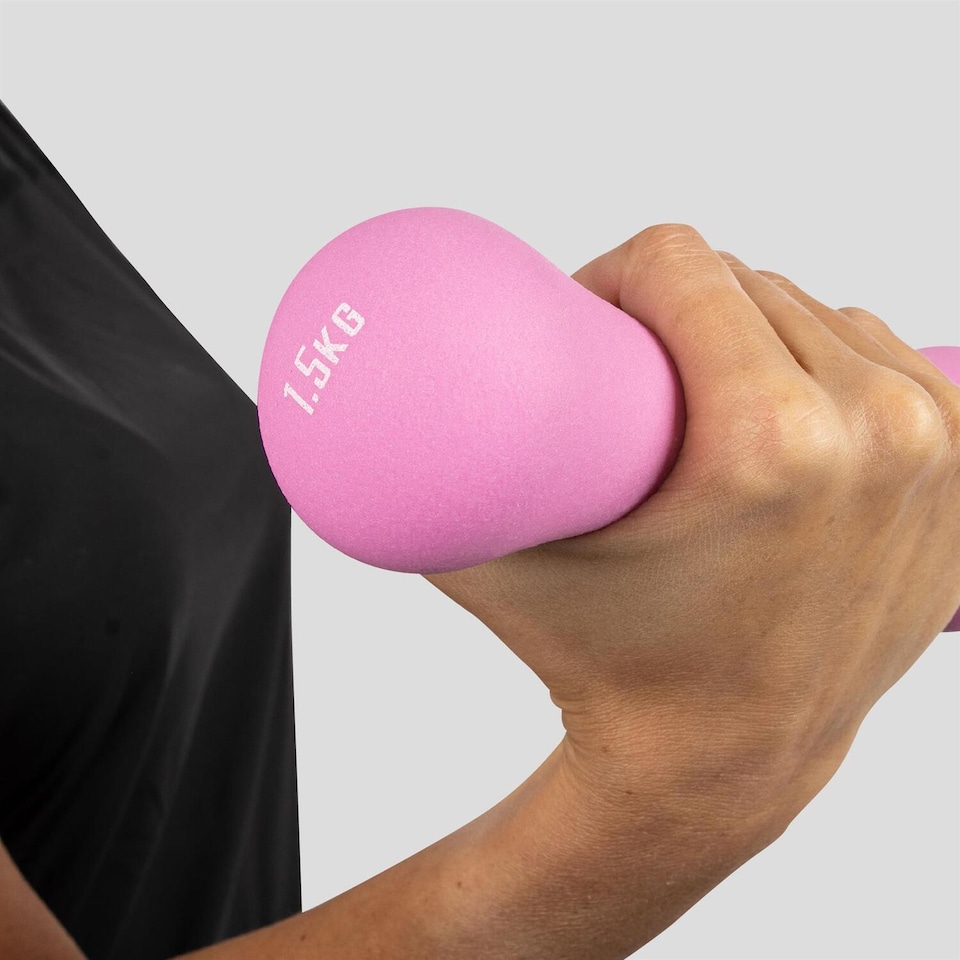 image 1 of Phoenix Fitness Dumbbell Pink 1.5kg