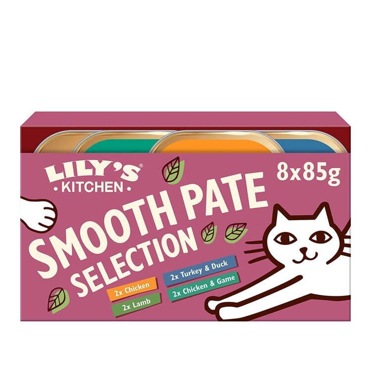Lily's Kitchen Mature Cat Pate Mixed Multipack 8X85G (Pack Of 4)