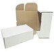 image 3 of 50 x White Die Cut Boxes 10 x 6 x 4" (250x150x100mm) Folding Postal Shipping Cartons White