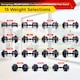 image 6 of Strongology RELENTLESS24 Adjustable Dumbbell Pair (2.5-24kg) and POWERDOCK Stand 15-in-1 Quick-Select Weights Home Gym Bundle