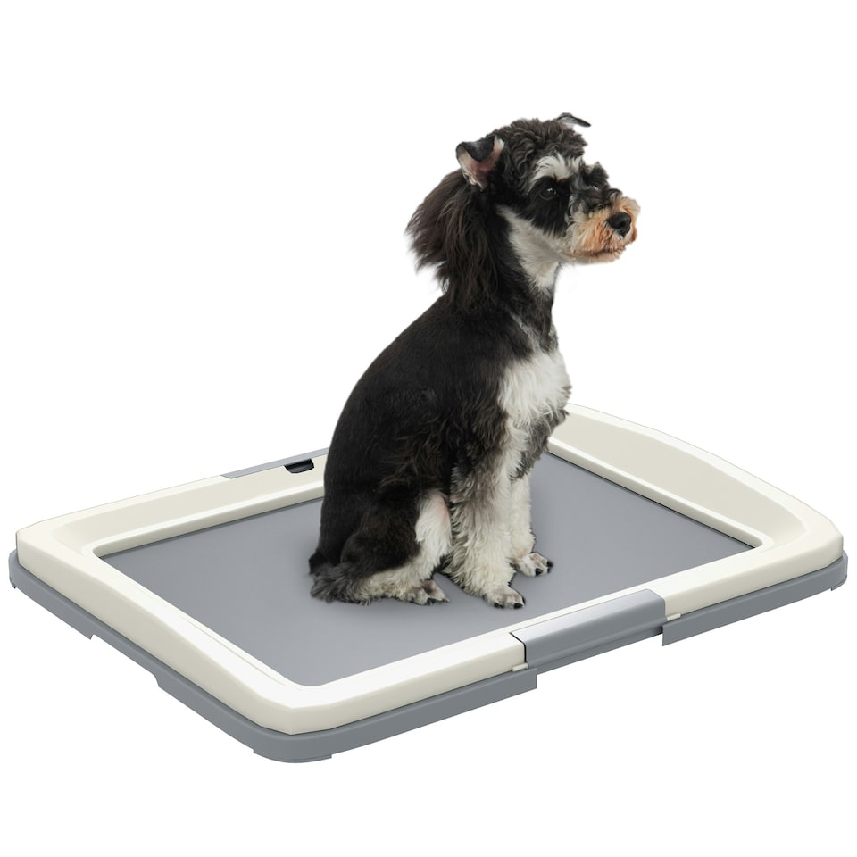 image 1 of PawHut Dog Toilet Tray, Dog Litter Tray for Training Dogs, 63 x 49 x 6cm