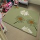 image 4 of Patterns and shapes in the style of scrapbooking (Rug) Green | Large: 140x200cm