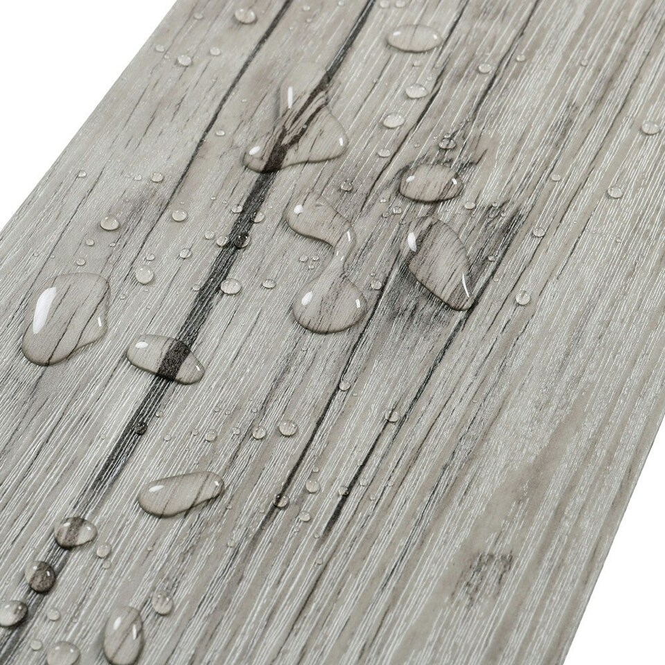 image 1 of Living and Home Country Style Wood Effect Flooring Plank Self-Adhesive 36Pcs | Grey
