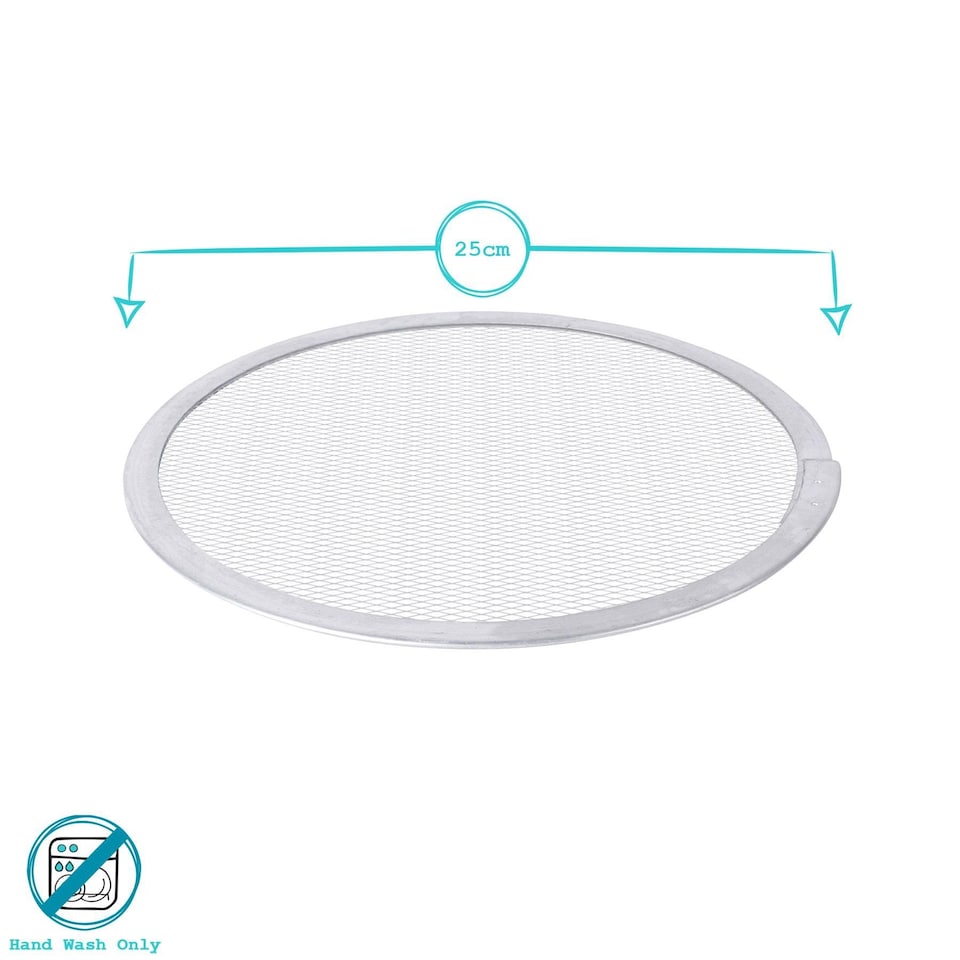 image 1 of Argon Tableware Aluminium Pizza Screen - 10" - Pack of 2