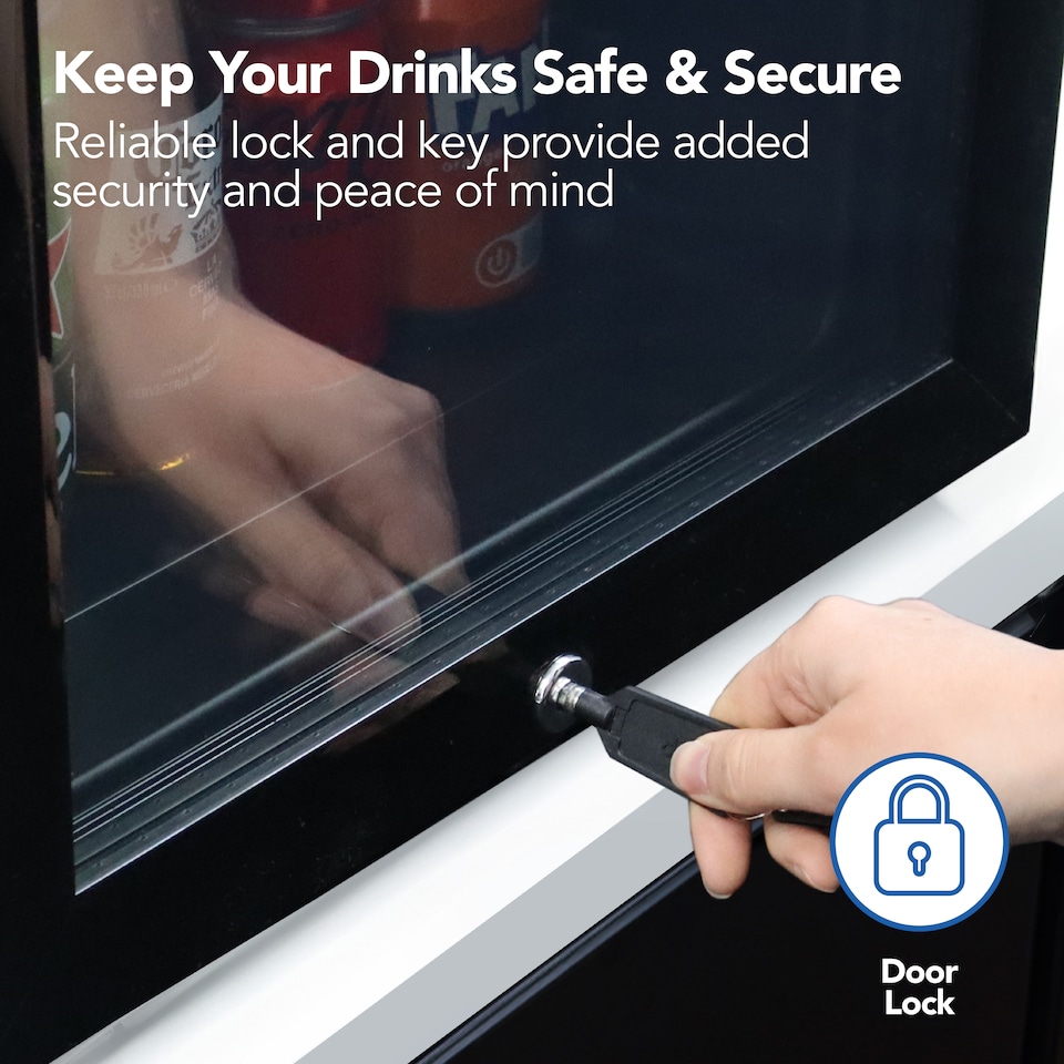 image 1 of Igenix 98L Under Counter Drinks Fridge Black