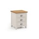 image 1 of Elegant Bedside Table With 3 Drawers