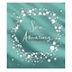 image 1 of Silver Foil Confetti Garland Design Son Birthday Card