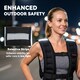 image 5 of SPORTNOW 8kg Weighted Vest with Adjustable Straps and Reflective Strips | Black