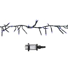 37.5m 3000 LED Christmas Cluster Multi-Action String Lights with Timer ...