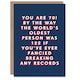 image 1 of Fancy Breaking Records 70 Year Old Milestone 70th For Him Birthday Card