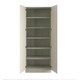image 2 of J-Pull Handleless Cashmere Double Wardrobe with Shelves Brown | Beige